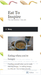 Mobile Screenshot of eattoinspire.com